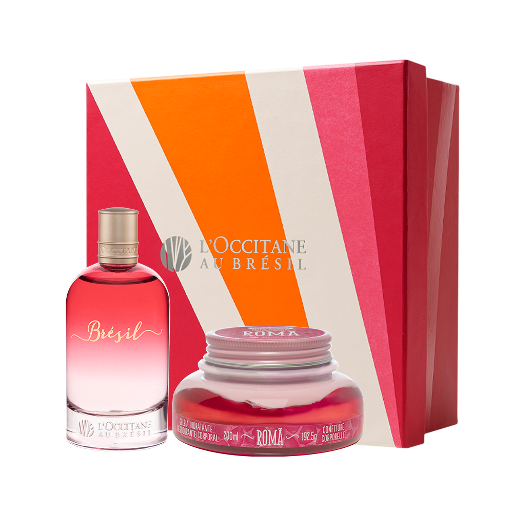 Presente Deo Colônia Brésil e Geleia Hidratante Romã, ,  large image number 0